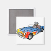 Spaß und Spaß, Autocharakter. Magnet (Vorderseite/Rückseite)