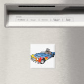 Spaß und Spaß, Autocharakter. Magnet (In Situ (Geschirrspüler))