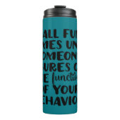 Spaß-und Spiel-Verhalten-Trommel Thermosbecher (Vorderseite)