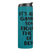 Spaß-und Spiel-Verhalten-Trommel Thermosbecher (Nach links gedreht)