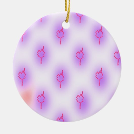 Spaß und Tanzen Keramik Ornament (Vorne)