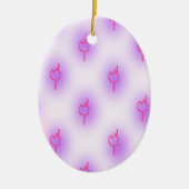 Spaß und Tanzen Keramik Ornament (Vorne)