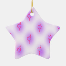 Spaß und Tanzen Keramikornament