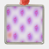 Spaß und Tanzen Silbernes Ornament (Vorne)