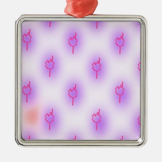 Spaß und Tanzen Silbernes Ornament (Vorne)