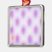 Spaß und Tanzen Silbernes Ornament (Links)