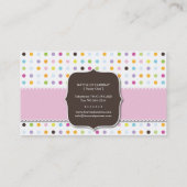 Spaß und wunderliche Bäckerei-Visitenkarte des Visitenkarte (Rückseite)