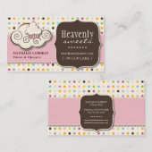 Spaß und wunderliche Bäckerei-Visitenkarte des Visitenkarte (Vorne/Hinten)