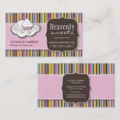 Spaß und wunderliche Bäckerei-Visitenkarte des Visitenkarte (Vorne/Hinten)