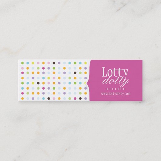 Spaß und wunderliches Polk ein Mini Visitenkarte (Vorderseite)