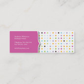 Spaß und wunderliches Polk ein Mini Visitenkarte (Rückseite)