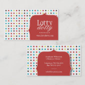 Spaß und wunderliches Polk eine Punkt-Visitenkarte Visitenkarte (Vorne/Hinten)