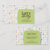 Spaß und wunderliches Polk eine Punkt-Visitenkarte Visitenkarte (Vorne/Hinten)