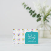 Spaß und wunderliches Polk eine Punkt-Visitenkarte Visitenkarte (Stehend Vorderseite)