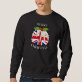 Spaß | UNION JACK UK | Weihnachts-Pudding Sweatshirt (Vorderseite)