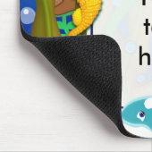 Spaß unter dem Meeresfisch Kindercomputer Mousepad (Ecke)