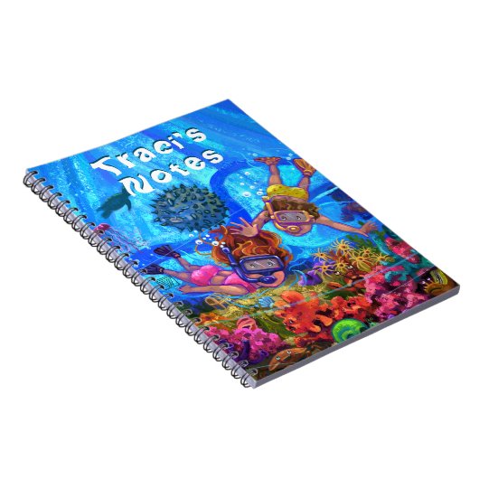 Spaß unter dem Personalisierten Notebook Notizblock (Rechte Seite)