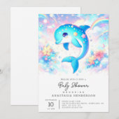 Spaß unter der Meeresspülung-Kinderdusche Einladung (Vorne/Hinten)