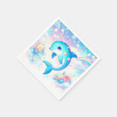 Spaß unter der Meeresspülung-Kinderdusche Serviette (Ecke)