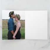 Spaß Valentine Liebe mehr als Donuts Illustration Dankeskarte (Innenseite)