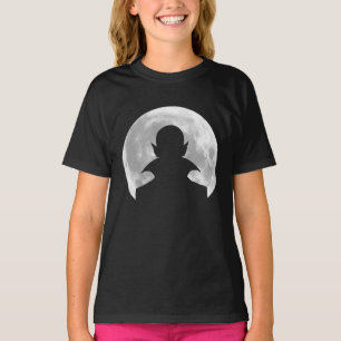 Spaß Vampir Vollmond Gruselig Unheimlich Spukhaft T-Shirt