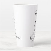 Spaß Verlassen Sie Ihren Traum nicht auf Inspirati Milchtasse (Vorderseite)