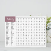 Spaß Vermisste Aktivität Ankündigung (Stehend Vorderseite)