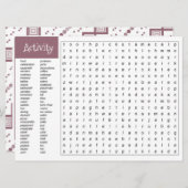 Spaß Vermisste Aktivität Ankündigung (Vorne/Hinten)