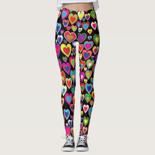 Spaß-vibrierender ins Auge fallender Regenbogen Leggings