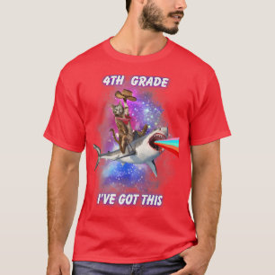 Spaß Vierte Schule I Got diesen Niedlichen Katzenh T-Shirt