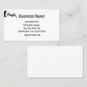 Spaß Vintag antike Hand Fingerzeig Visitenkarte (Vorne/Hinten)