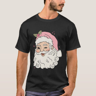Spaß Vintag Pink Weihnachtsmann Pink Weihnachten M T-Shirt