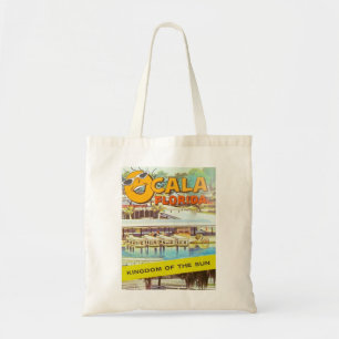 Spaß Vintage Ocala Florida Touristenboote Tragetasche