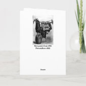 Spaß Vintage Valentinkarte Feiertagskarte (Rückseite)