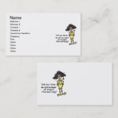 Spaß Visitenkarte (Vorne/Hinten)