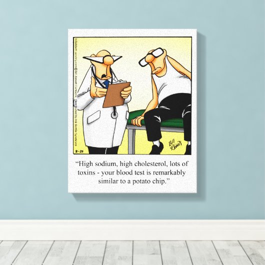 Spaß von Ärzten/Ärzten, die Canvas-Geschenk ummant Leinwanddruck (Insitu (Holzboden))