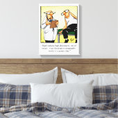 Spaß von Ärzten/Ärzten, die Canvas-Geschenk ummant Leinwanddruck (Insitu (Schlafzimmer))