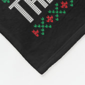 Spaß Waffen hässliche Weihnachten Weihnachten für  Fleecedecke (Ecke)