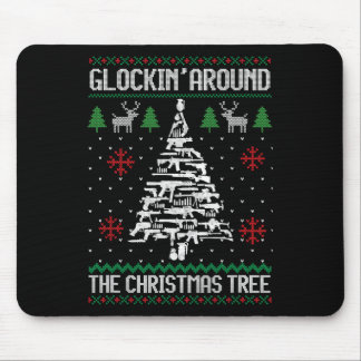 Spaß Waffen hässliche Weihnachten Weihnachten für Mousepad
