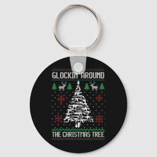 Spaß Waffen hässliche Weihnachten Weihnachten für  Schlüsselanhänger