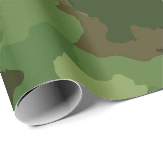 Spaß-Waldtarnung mit größeren Formen Geschenkpapier (Rolleneckpunkt)