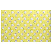 Spaß-Waliser-Schafe auf gelbem Stoff (Fat Quarter (45,7 x 55,9 cm))