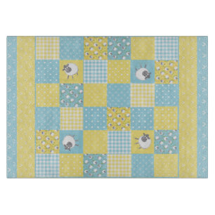 Spaß walisisches Schaf, Imitate Patchwork, Cutting Schneidebrett