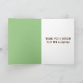 Spaß Watercolor Birthday Cactus Karte (Innenseite)