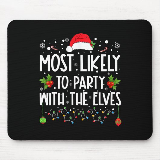 Spaß, Weihnachten am ehesten zu Party mit T Mousepad (Vorne)