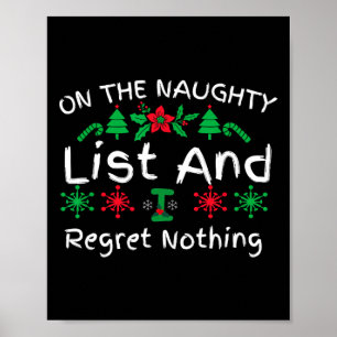 Spaß Weihnachten auf der scheußlichen Liste, und i Poster