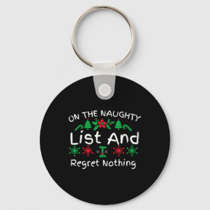 Spaß Weihnachten auf der scheußlichen Liste, und i Schlüsselanhänger