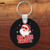 Spaß Weihnachten Big Nick Energie Weihnachtsmann Schlüsselanhänger (Vorderseite)