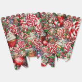 Spaß Weihnachten Cupcakes Roter Streifen Canes Geschenkschachtel (Ungeklappt)