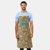 Spaß Weihnachten der Saison am "Namen" Schürze (Getragen)